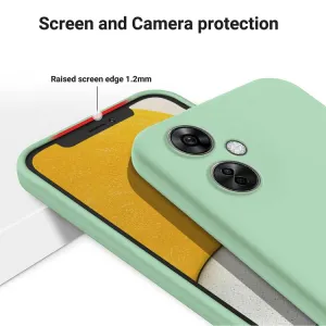 RUBBER Ochranný kryt pre OnePlus Nord CE 3 Lite 5G zelený