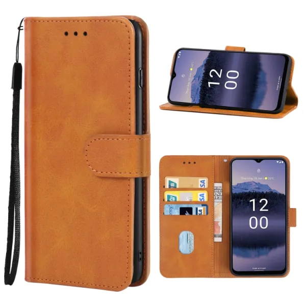 SMOOTH Peňaženkové puzdro pre Nokia G11 Plus hnedé
