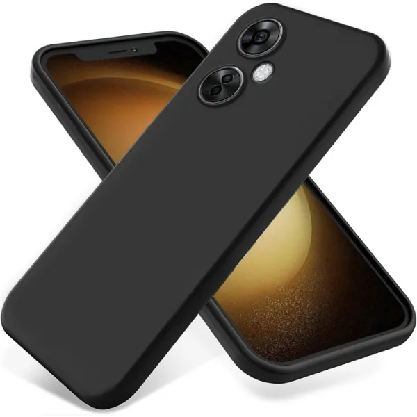RUBBER Ochranný kryt pre OnePlus Nord CE 3 Lite 5G čierny