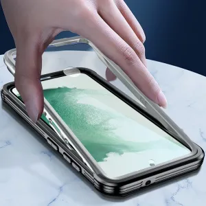 SOLID Obojstranný kryt pre Samsung Galaxy S23 Plus 5G čierny