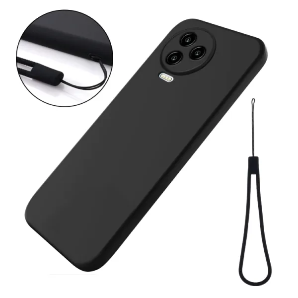 RUBBER Ochranný kryt pre Infinix Note 12 Pro / Note 12 2023 čierny