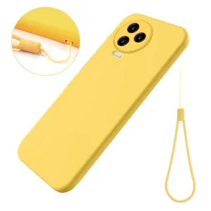RUBBER Ochranný kryt pre Infinix Note 12 Pro / Note 12 2023 žltý