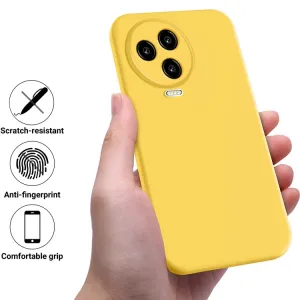 RUBBER Ochranný kryt pre Infinix Note 12 Pro / Note 12 2023 žltý