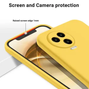 RUBBER Ochranný kryt pre Infinix Note 12 Pro / Note 12 2023 žltý