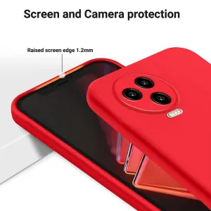 RUBBER Ochranný kryt pre Infinix Note 12 Pro / Note 12 2023 červený