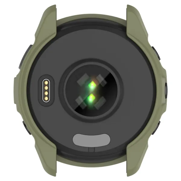 TPU HALF COVER Obal pre Garmin Forerunner 265 zelený