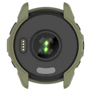 TPU HALF COVER Obal pre Garmin Forerunner 265 zelený