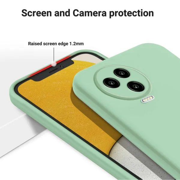 RUBBER Ochranný kryt pre Infinix Note 12 Pro / Note 12 2023 zelený