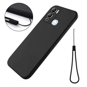 RUBBER Ochranný kryt pre Infinix Hot 12i čierny