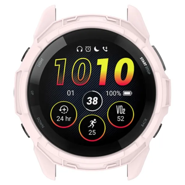 TPU HALF COVER Obal pre Garmin Forerunner 265 ružový