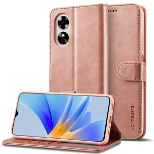 IMEEKE Peňaženkový obal pre Oppo A78 5G ružový