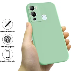 RUBBER Ochranný kryt pre Infinix Hot 12i zelený