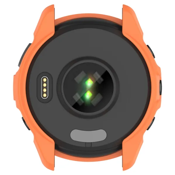 TPU HALF COVER Obal pre Garmin Forerunner 265S oranžový