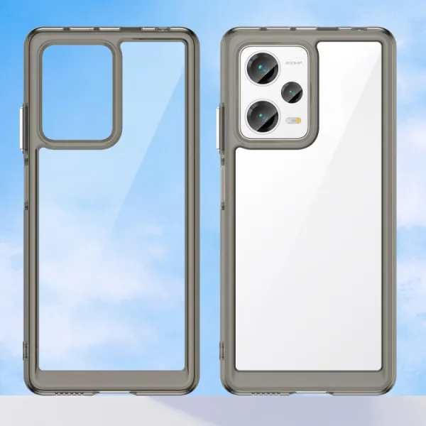 CRYSTAL Ochranný kryt pre Xiaomi Redmi Note 12 Pro+ 5G šedý