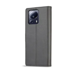 IMEEKE Peňaženkový obal Xiaomi 13 Lite šedý