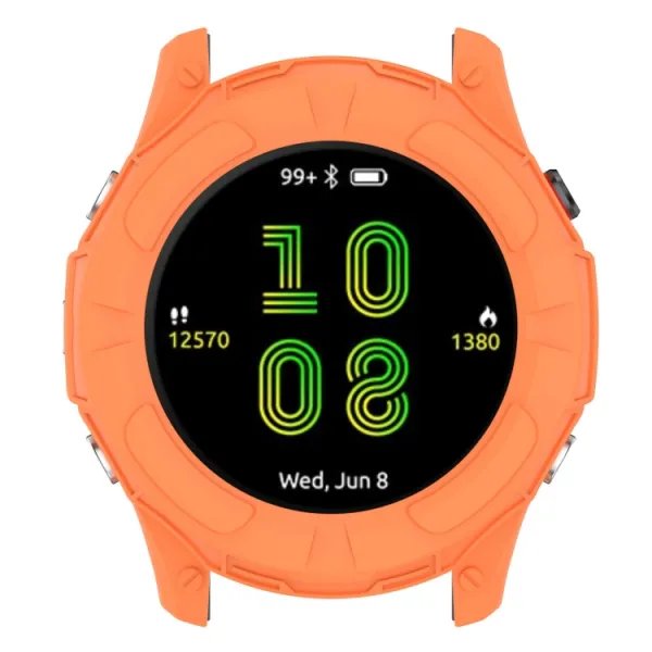 TPU HALF COVER Obal pre Garmin Forerunner 955 oranžový
