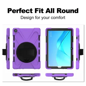 SOLID Odolný kryt pre Huawei MediaPad M5 10.8 fialový