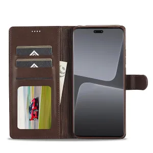 IMEEKE Peňaženkový obal Xiaomi 13 Lite tmavohnedý