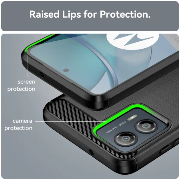 FLEXI TPU Kryt pre Motorola Moto G53 5G čierny
