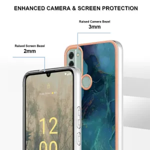 IMD MARBLE Ochranný kryt Nokia C31 GREEN