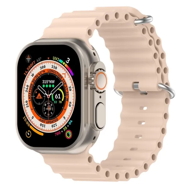 OCEAN Remienok pre Apple Watch Ultra 1 / 2 / 3 (49mm) / 9 / 8 / 7 (45mm) / 6 / SE / 5 / 4 (44mm) / 3 / 2 / 1 (42mm) ružový
