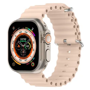 OCEAN Remienok pre Apple Watch Ultra 1 / 2 / 3 (49mm) / 9 / 8 / 7 (45mm) / 6 / SE / 5 / 4 (44mm) / 3 / 2 / 1 (42mm) ružový