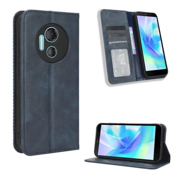 BUSINESS Peňaženkový kryt pre Doogee X97 Pro modrý