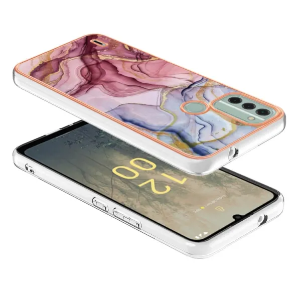IMD MARBLE Ochranný kryt Nokia C31 ROSE RED
