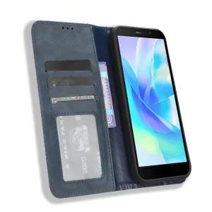 BUSINESS Peňaženkový kryt pre Doogee X97 Pro modrý