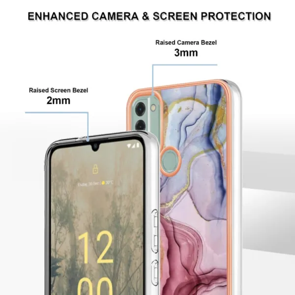IMD MARBLE Ochranný kryt Nokia C31 ROSE RED