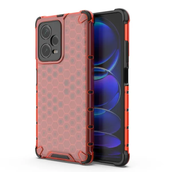 HONEYCOMB Ochranný kryt Xiaomi Redmi Note 12 Pro+ 5G červený