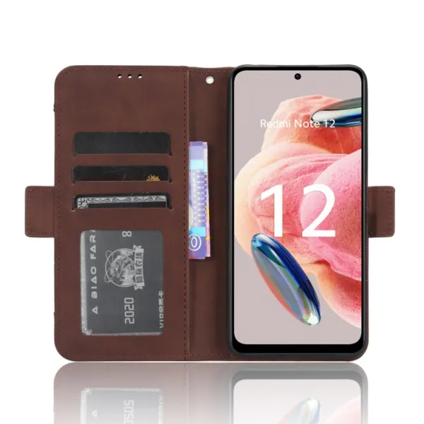 SLOT Peňaženkový obal pre Xiaomi Redmi Note 12 hnedý