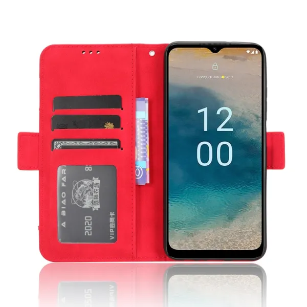 SLOT Peňaženkový obal pre Nokia G22 červený