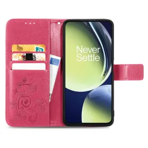 ART FLOWERS Peňaženkový kryt OnePlus Nord CE 3 Lite 5G tmavoružový