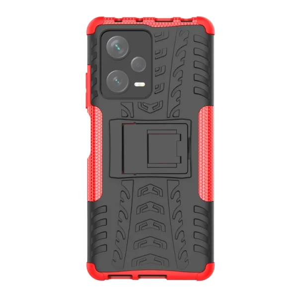 STAND Extra odolný obal Xiaomi Redmi Note 12 Pro+ 5G červený