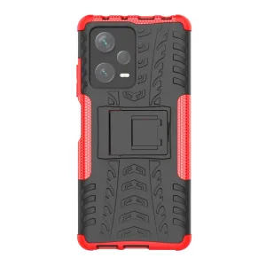 STAND Extra odolný obal Xiaomi Redmi Note 12 Pro+ 5G červený