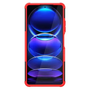 STAND Extra odolný obal Xiaomi Redmi Note 12 Pro+ 5G červený