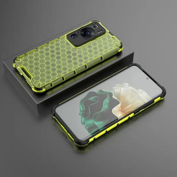 HONEYCOMB Ochranný kryt Huawei P60 Pro zelený