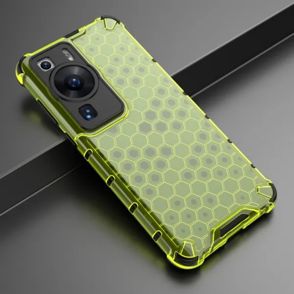 HONEYCOMB Ochranný kryt Huawei P60 Pro zelený
