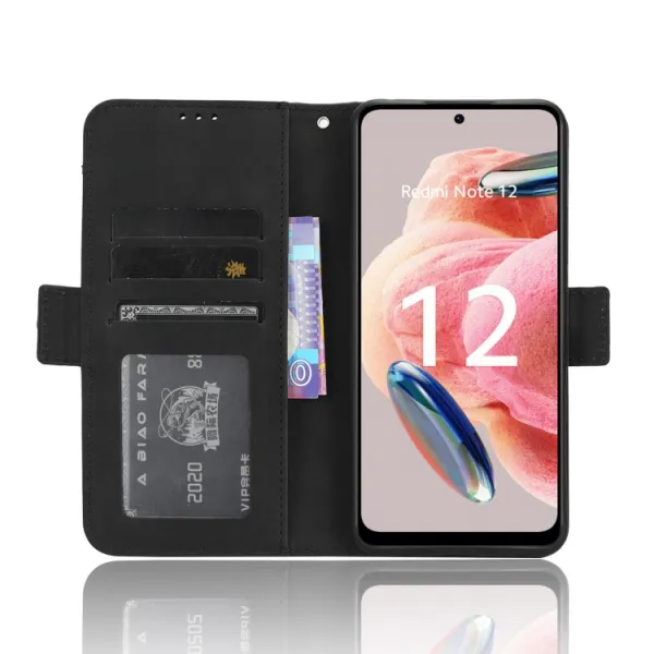SLOT Peňaženkový obal pre Xiaomi Redmi Note 12 čierny