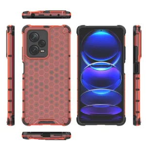 HONEYCOMB Ochranný kryt Xiaomi Redmi Note 12 Pro+ 5G červený