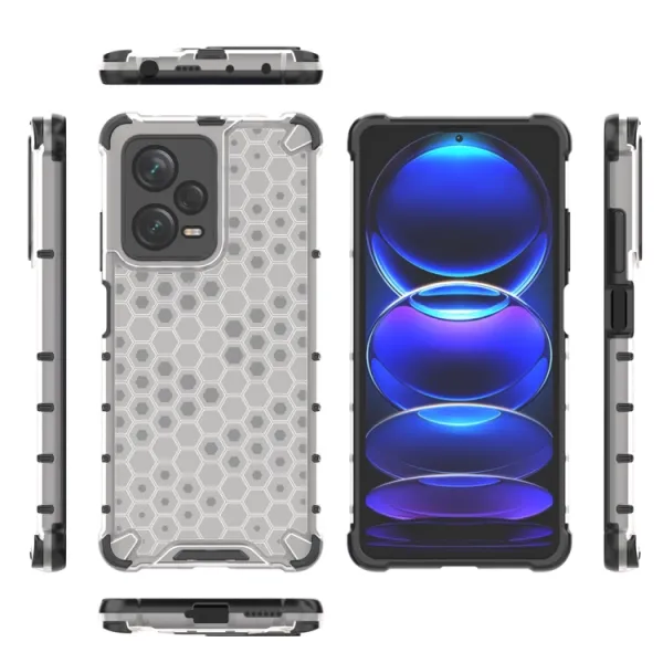 HONEYCOMB Ochranný kryt Xiaomi Redmi Note 12 Pro+ 5G biely