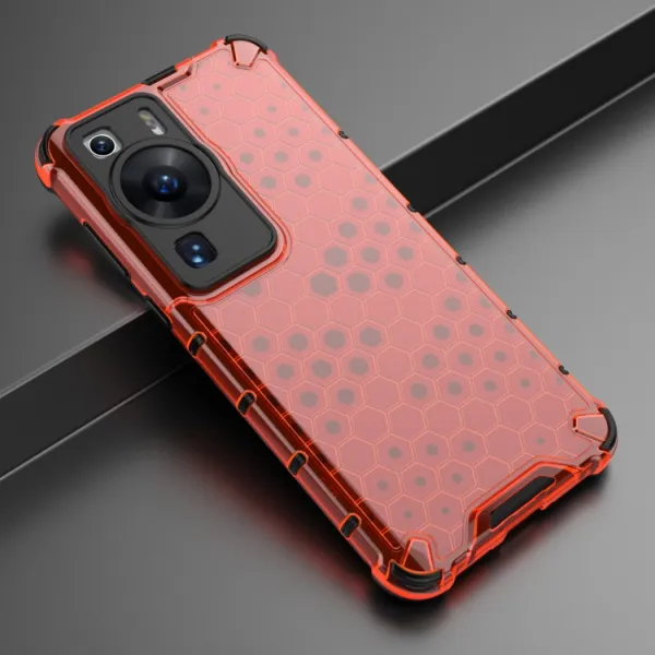 HONEYCOMB Ochranný kryt Huawei P60 Pro červený