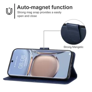 SMOOTH Peňaženkové puzdro Huawei P60 Pro modré