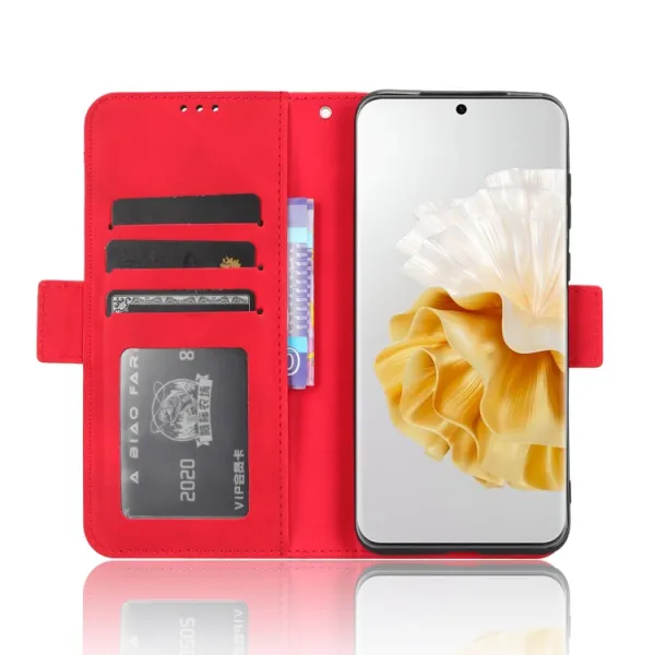 SLOT Peňaženkový obal pre Huawei P60 Pro červený