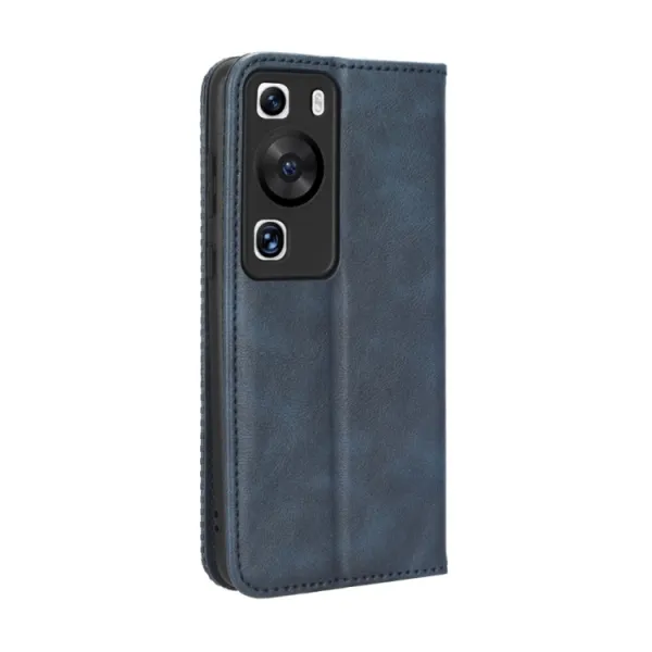 BUSINESS Peňaženkový kryt pre Huawei P60 Pro modrý
