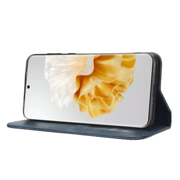 BUSINESS Peňaženkový kryt pre Huawei P60 Pro modrý