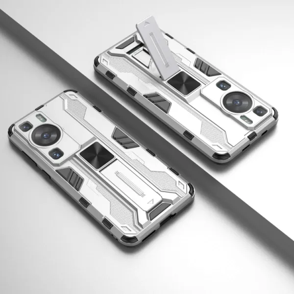 SUPERSONIC Odolný obal pre Huawei P60 Pro strieborný