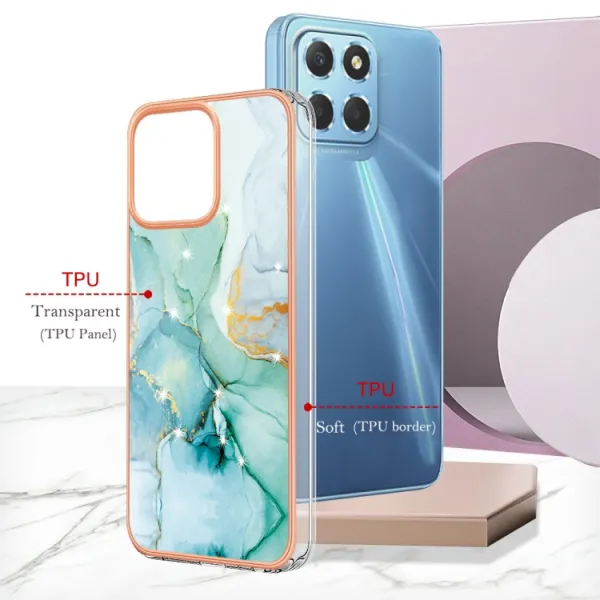 IMD MARBLE Ochranný kryt Honor X6 / X8 5G GREEN
