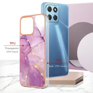 IMD MARBLE Ochranný kryt Honor X6 / X8 5G PURPLE